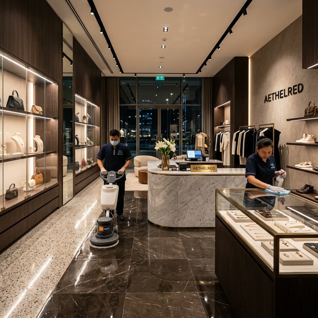 Luxury retail cleaning